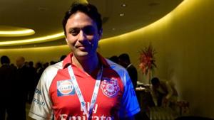Kings XI Punjab co-owner Ness Wadia during the 2018 IPL auction(Getty Images) Kings XI Punjab co-owner Ness Wadia during the 2018 IPL auction(Getty Images)