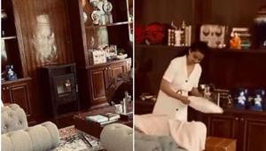 Kangana Ranaut puts final touches on her sister Rangoli’s new house. Kangana Ranaut puts final touches on her sister Rangoli’s new house.