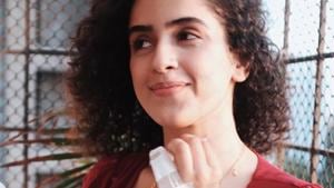 Sanya Malhotra shared a picture of her injured finger some time back. Sanya Malhotra shared a picture of her injured finger some time back.