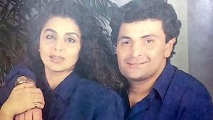 Neetu Kapoor shared a throwback photo with late husband Rishi Kapoor. Neetu Kapoor shared a throwback photo with late husband Rishi Kapoor.