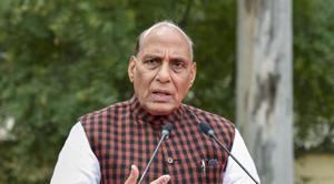 New Delhi: Defence Minister Rajnath Singh has asserted that India and China will be able to resolve the Ladakh standoff with Chia via dialogue(PTI) New Delhi: Defence Minister Rajnath Singh has asserted that India and China will be able to resolve the Ladakh standoff with Chia via dialogue(PTI)