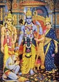 A traditional poster of Ram, Sita, Lakshman and Hanuman.(Shalini Saran/Getty Images) A traditional poster of Ram, Sita, Lakshman and Hanuman.(Shalini Saran/Getty Images)
