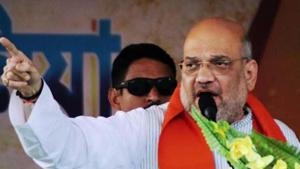 Amit Shah will be the main speaker in the first such meeting, scheduled at 11 am on June 8. This event is slated to be aired live on social media.(PTI PHOTO.) Amit Shah will be the main speaker in the first such meeting, scheduled at 11 am on June 8. This event is slated to be aired live on social media.(PTI PHOTO.)