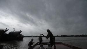 The weather department is set to share more details on the intensity and expected damage caused by cyclone Nisarga once it has clearer pictures.(AFP) The weather department is set to share more details on the intensity and expected damage caused by cyclone Nisarga once it has clearer pictures.(AFP)