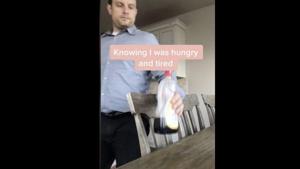 “Every love story is beautiful, but ours is my favorite” the clip has ben captioned.(TikTok/@jessicaenslow) “Every love story is beautiful, but ours is my favorite” the clip has ben captioned.(TikTok/@jessicaenslow)