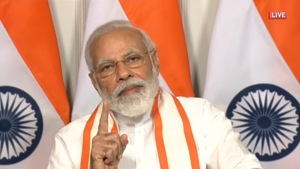 PM Modi made the comments while delivering the inaugural address at the Confederation of Indian Industry’s (CII) annual session 2020, Getting Growth Back.(Photo: BJP4India/ Twitter) PM Modi made the comments while delivering the inaugural address at the Confederation of Indian Industry’s (CII) annual session 2020, Getting Growth Back.(Photo: BJP4India/ Twitter)