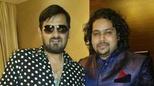 Wajid Khan with cousin Danish Sabri. Wajid Khan with cousin Danish Sabri.