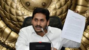 Andhra Pradesh chief minister YS Jagan Mohan Reddy would also be meeting Union home minister Amit Shah and other ministers to discuss certain issues pertaining to the state, an official said.(Twitter/CMO Andhra Pradesh) Andhra Pradesh chief minister YS Jagan Mohan Reddy would also be meeting Union home minister Amit Shah and other ministers to discuss certain issues pertaining to the state, an official said.(Twitter/CMO Andhra Pradesh)