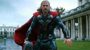 Chris Hemsworth as Thor in a still from Thor: The Dark World. Chris Hemsworth as Thor in a still from Thor: The Dark World.
