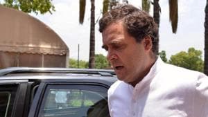 Rahul Gandhi, MP from Wayanad in Kerala, has sought details from authorities about families that have no access to TV and smartphones.(ANI Photo) Rahul Gandhi, MP from Wayanad in Kerala, has sought details from authorities about families that have no access to TV and smartphones.(ANI Photo)
