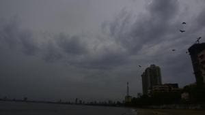 Pre-monsoon cloud formation at city skyline, during the Covid-19 pandemic at Prabhadevi in Mumbai on Monday, June 1, 2020.(HT PHOTO) Pre-monsoon cloud formation at city skyline, during the Covid-19 pandemic at Prabhadevi in Mumbai on Monday, June 1, 2020.(HT PHOTO)