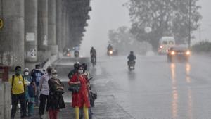 A state government advisory on Tuesday said there could be minor damage to power and communication lines, thatched houses, roads, and trees in these districts.(Satyabrata Tripathy/HT Photo) A state government advisory on Tuesday said there could be minor damage to power and communication lines, thatched houses, roads, and trees in these districts.(Satyabrata Tripathy/HT Photo)