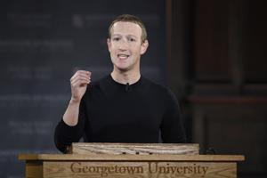 A day after dozens of Facebook employees staged a virtual walkout over the issue, the Facebook chief met Tuesday with employees for a Q&A session held via online video.(AP) A day after dozens of Facebook employees staged a virtual walkout over the issue, the Facebook chief met Tuesday with employees for a Q&A session held via online video.(AP)
