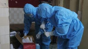The Rajasthan government maintains that the procurement of PPE kits are in line with the Centre’s guidelines.(Representative image/HT PHOTO) The Rajasthan government maintains that the procurement of PPE kits are in line with the Centre’s guidelines.(Representative image/HT PHOTO)