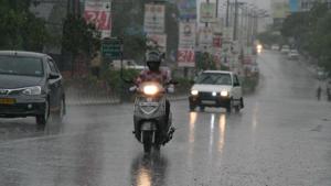 Water-logging has also been reported from many parts of the city.(HT file photo) Water-logging has also been reported from many parts of the city.(HT file photo)