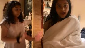Alisah mimics Hermione Granger from Harry Potter. Alisah mimics Hermione Granger from Harry Potter.