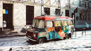 Every day Ammar Abu Shamalla adds a little colour to drab routine life in Gaza, loading up his camper van with pictures he displays and sells in the Palestinian territory’s streets and markets. (Representational Image)(Unsplash) Every day Ammar Abu Shamalla adds a little colour to drab routine life in Gaza, loading up his camper van with pictures he displays and sells in the Palestinian territory’s streets and markets. (Representational Image)(Unsplash)