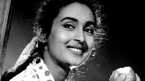 Nutan made her acting debut at 14 in Hamari Beti. Nutan made her acting debut at 14 in Hamari Beti.