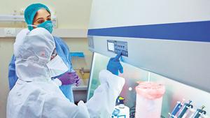 Goa is aiming to test 2,000 people daily for Covid-19 in the coming days.(Representative Photo/ANI) Goa is aiming to test 2,000 people daily for Covid-19 in the coming days.(Representative Photo/ANI)