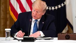 Tensions between Washington and Beijing have spiked, as Trump and his aides have complained about China’s early handling of the coronavirus outbreak and its treatment of Hong Kong.(Bloomberg) Tensions between Washington and Beijing have spiked, as Trump and his aides have complained about China’s early handling of the coronavirus outbreak and its treatment of Hong Kong.(Bloomberg)