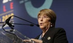 Michelle Bachelet expressed alarm over how censorship had been tightened in several countries, along with arbitrary arrests of people who criticise their governments.(AP) Michelle Bachelet expressed alarm over how censorship had been tightened in several countries, along with arbitrary arrests of people who criticise their governments.(AP)