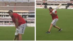 Azharuddin rolls back the years.(HT Collage/Mohammad Azharuddin Twitter) Azharuddin rolls back the years.(HT Collage/Mohammad Azharuddin Twitter)