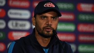 Mashrafe Mortaza addresses a press conference during the World Cup last year.(Getty Images) Mashrafe Mortaza addresses a press conference during the World Cup last year.(Getty Images)