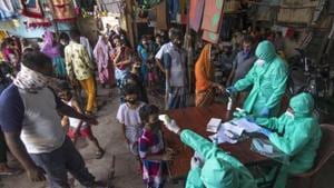 The government also believes that the labs, by testing asymptomatic and low-risk individuals in violation of the testing guidelines, are effectively creating a bottleneck where people who desperately need to be tested have to wait.(Pratik Chorge/HT Photo) The government also believes that the labs, by testing asymptomatic and low-risk individuals in violation of the testing guidelines, are effectively creating a bottleneck where people who desperately need to be tested have to wait.(Pratik Chorge/HT Photo)