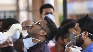 The positivity percentage is calculated as the number of people testing positive from among the total number of tests.(PTI) The positivity percentage is calculated as the number of people testing positive from among the total number of tests.(PTI)