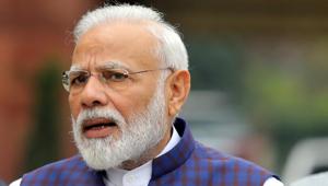 FILE PHOTO: Prime Minister Narendra Modi speaks to the media inside the parliament premises on the first day of the winter session in New Delhi, India, November 18, 2019. REUTERS/Altaf Hussain/File Photo FILE PHOTO: Prime Minister Narendra Modi speaks to the media inside the parliament premises on the first day of the winter session in New Delhi, India, November 18, 2019. REUTERS/Altaf Hussain/File Photo