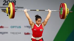 File image of Sanjita Chanu Khumukcham.(Getty Images) File image of Sanjita Chanu Khumukcham.(Getty Images)