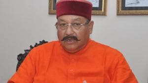 Earlier Uttarakhand tourism minister Satpal Maharaj’s wife had tested Covid-19 positive on May 30. The following day, Maharaj, his two sons, daughters-in-law and along with 17 of his staff members tested Covid-19 positive.(HT file photo) Earlier Uttarakhand tourism minister Satpal Maharaj’s wife had tested Covid-19 positive on May 30. The following day, Maharaj, his two sons, daughters-in-law and along with 17 of his staff members tested Covid-19 positive.(HT file photo)