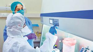 Among the 108 fresh Covid-19 cases, 64 are foreign returnees, 34 came from other states and 10 got infected locally, said state health minister K K Shailaja adding 50 people recovered on Saturday.(ANI PHOTO.) Among the 108 fresh Covid-19 cases, 64 are foreign returnees, 34 came from other states and 10 got infected locally, said state health minister K K Shailaja adding 50 people recovered on Saturday.(ANI PHOTO.)