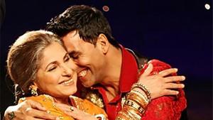 Dimple Kapadia and Akshay Kumar had shared the screen space in the film Patiala House. Dimple Kapadia and Akshay Kumar had shared the screen space in the film Patiala House.