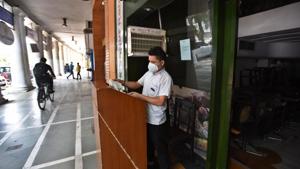 Restaurants and shopping malls have been shut since the nationwide lockdown was imposed on March 25 to prevent the spread of the coronavirus disease (Covid-19).(Raj K Raj/HT PHOTO) Restaurants and shopping malls have been shut since the nationwide lockdown was imposed on March 25 to prevent the spread of the coronavirus disease (Covid-19).(Raj K Raj/HT PHOTO)