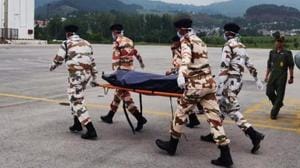 With the spread of the coronavirus disease from March this year, the ITBP had designated its largest Covid-19 hospital, in Noida, for troops from all paramilitary forces.(ANI PHOTO.) With the spread of the coronavirus disease from March this year, the ITBP had designated its largest Covid-19 hospital, in Noida, for troops from all paramilitary forces.(ANI PHOTO.)