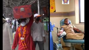 80-year-old coolie helping migrant workers to cop donating blood, here’s your dose of feel-good stories.(Twitter/Screengrab) 80-year-old coolie helping migrant workers to cop donating blood, here’s your dose of feel-good stories.(Twitter/Screengrab)