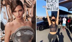 Kendall Jenner clarified that she had nothing to do with the photoshopped image of her holding up a Black Lives Matter sign. Kendall Jenner clarified that she had nothing to do with the photoshopped image of her holding up a Black Lives Matter sign.