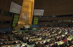 The meeting of world leaders usually brings thousands of government officials, diplomats and civil society representatives to New York for over a week of speeches, dinners, receptions, one-on-one meetings and hundreds of side events.(Reuters) The meeting of world leaders usually brings thousands of government officials, diplomats and civil society representatives to New York for over a week of speeches, dinners, receptions, one-on-one meetings and hundreds of side events.(Reuters)
