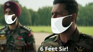 Vicky Kaushal and Dhairya Karwa in a still from Uri The Surgical Strike. Vicky Kaushal and Dhairya Karwa in a still from Uri The Surgical Strike.