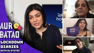 <p>Actors Sushmita Sen, Chandrachur Singh and director Ram Madhvani get candid with RJ Stutee in the latest episode of 'Aur Batao'. In this special episode &ndash; 'Lockdown Diaries', RJ Stutee talks to the cast of 'Aarya' &ndash; a web series created by Ram Madhvani. In the interview, Sushmita and Chandrachur reveal why they made a came back and what inspired them to say yes to Aarya. Aur Batao is not your regular photoshopped chat show but makes hanging out with celebs a different (and fun) ballgame. Watch the full video for more. </p>
