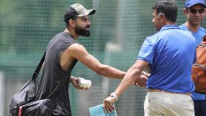 File image of Rahul Dravid and Virat Kohli.(BCCI) File image of Rahul Dravid and Virat Kohli.(BCCI)