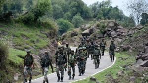 The operation was jointly carried out by the Jammu and Kashmir Police and Indian Army.(Representative Photo/ANI) The operation was jointly carried out by the Jammu and Kashmir Police and Indian Army.(Representative Photo/ANI)
