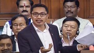 BJP MP Jamyang Tsering Namgyal lashed out at Rahul Gandhi on the India-China border row.(PTI File Photo) BJP MP Jamyang Tsering Namgyal lashed out at Rahul Gandhi on the India-China border row.(PTI File Photo)