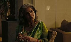 Dimple Kapadia in a still from Tenet. Dimple Kapadia in a still from Tenet.