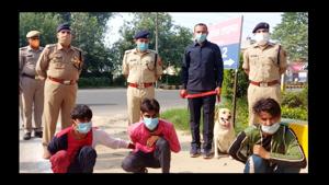 Three suspects have been arrested in the case and the police team investigating it and Leena have been awarded by officials for excellent work.(Twitter/@GhaziabadPolice) Three suspects have been arrested in the case and the police team investigating it and Leena have been awarded by officials for excellent work.(Twitter/@GhaziabadPolice)