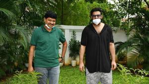 Prabhas planted trees at his home. Prabhas planted trees at his home.