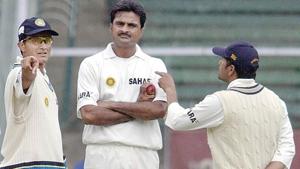 Sourav Ganguly, Javagal Srinath and Sachin Tendulkar in a Test match from 2001.(Getty Images) Sourav Ganguly, Javagal Srinath and Sachin Tendulkar in a Test match from 2001.(Getty Images)