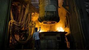 During April, manufacturing production contracted 64.3% while mining and electricity output shrank by 27.4% and 22.6%, respectively.(Bloomberg File Photo) During April, manufacturing production contracted 64.3% while mining and electricity output shrank by 27.4% and 22.6%, respectively.(Bloomberg File Photo)