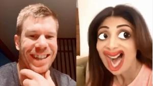 David Warner has reacted to Shilpa Shetty’s TikTok video. David Warner has reacted to Shilpa Shetty’s TikTok video.